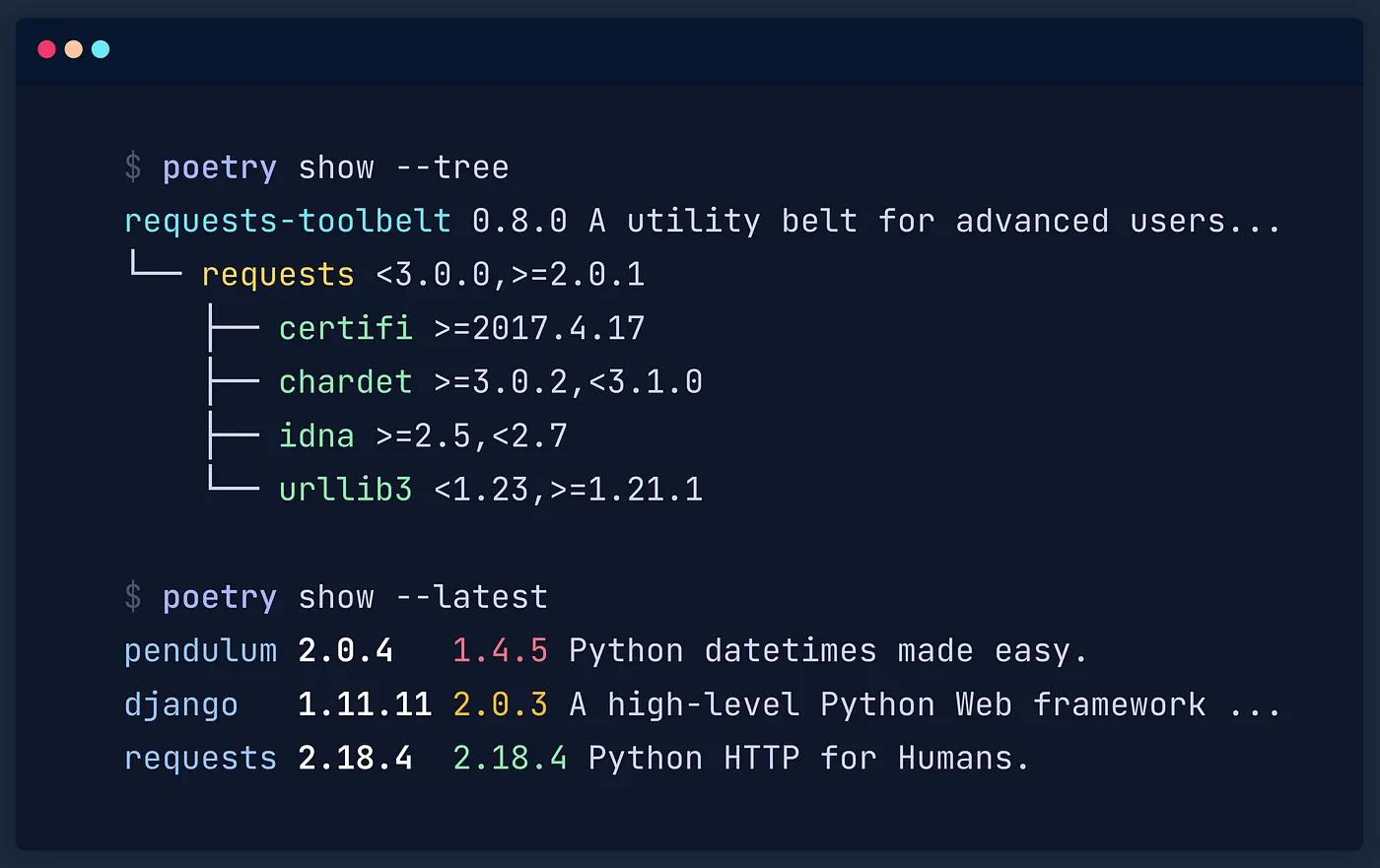 Руководство для Python-проекта - Poetry